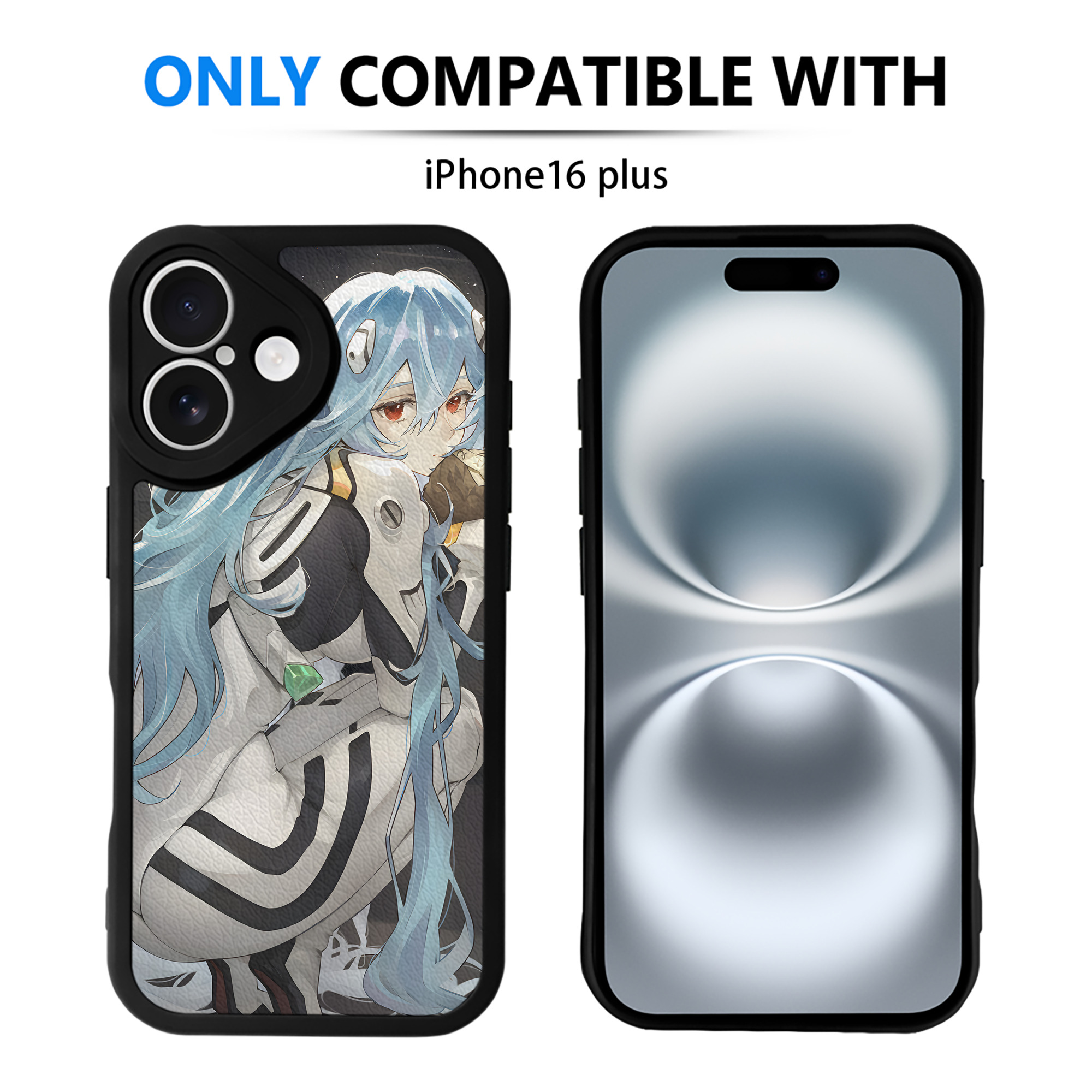 （画像用） EVA 新世紀エヴァンゲリオン 【iPhone 16シリーズ対応】シリコンスマホケース（レザー調） 材質：シリコン
